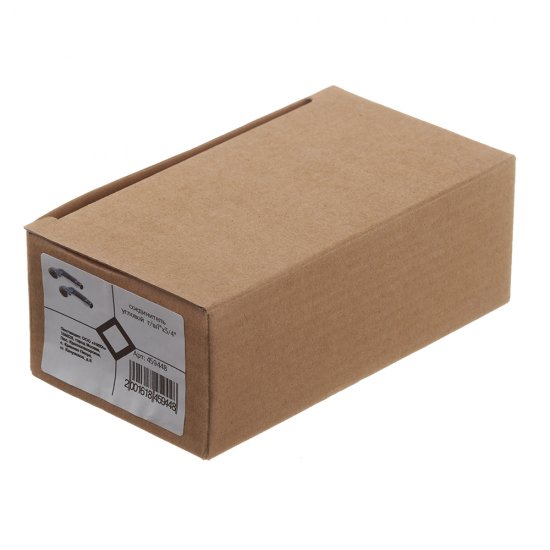 Соединитель угловой для полотенцесушителя 1 ВР(г) х 3/4 НР(ш) хром