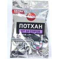 Гранулированное средство для удаления засоров в канализационных и сточных трубах от засоров Bagi Потхан