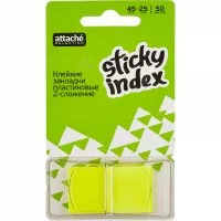 Пластиковые клейкие закладки Attache Selection 479039