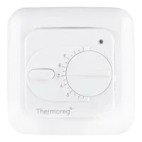 Терморегулятор механический для теплого пола Thermoreg TI-200 белый