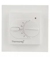 Терморегулятор механический для теплого пола Thermoreg TI-200dis белый