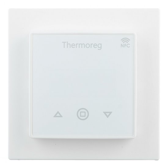 Терморегулятор электронный сенсорный для теплого пола Thermoreg TI-700 NFC белый с поддержкой NFC