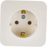 Одноместная розетка Systeme Electric Blanca