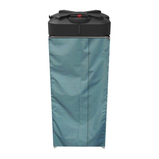 Душевая кабина для дачи без бака серая Rostok 95,5х95,5х214 см