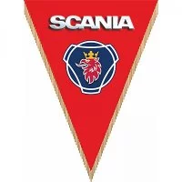 Треугольный автомобильный вымпел SKYWAY SCANIA