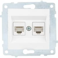 Механизм компьютерной 2-местной розетки rj45 OVIVO CAT6