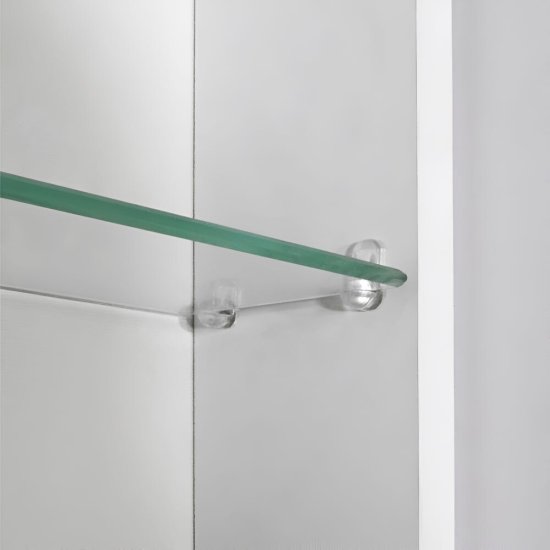 Зеркальный шкаф Continent Гвадиана 50х80х15 см белый