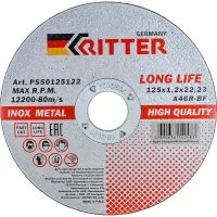 Отрезной круг RITTER A46R-BF-T41 LongLife HQ