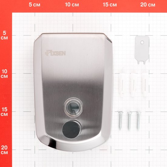 Диспенсер для мыла Fixsen Hotel 500 мл нержавеющая сталь хром (FX-31012)