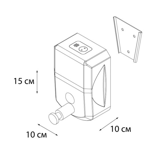 Диспенсер для мыла Fixsen Hotel 500 мл нержавеющая сталь хром (FX-31012)
