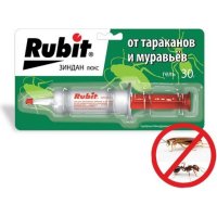 Гель от тараканов и муравьев RUBIT Зиндан люкс