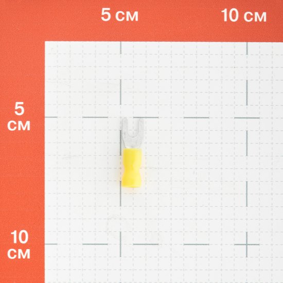 Наконечник вилочный изолированный КВТ НВИ d4 мм 2,5-6 кв. мм (20 шт.)