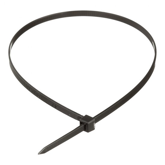 Стяжка кабельная Fortisflex КСС 300х3,6 мм нейлонoвая черная (100 шт.) (49413)