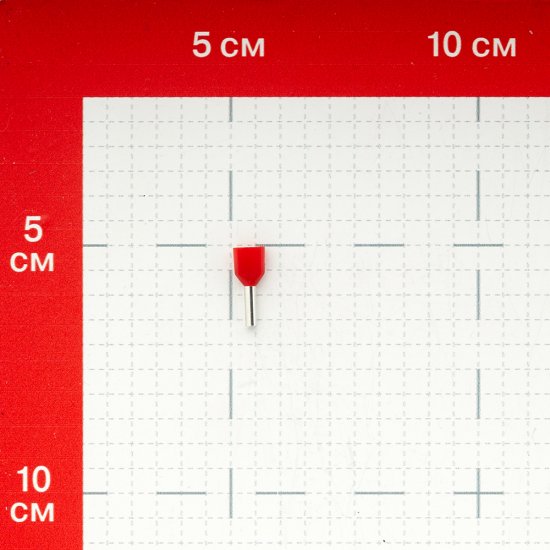 Наконечник штыревой втулочный изолированный EKF PROxima НШВИ-2 8 мм х 1 кв. мм двойной (50 шт.)