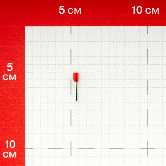 Наконечник штыревой втулочный изолированный EKF PROxima НШВИ 12 мм х 1 кв. мм (50 шт.)