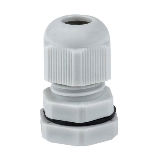Сальник EKF PROxima PG 7 для кабеля диаметром 3-6,5 мм IP54 пластиковый серый (20 шт.) (plc-pg-7-r)