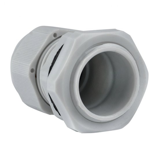 Сальник EKF PROxima PG 16 для кабеля диаметром 10-14 мм IP54 пластиковый серый (20 шт.) (plc-pg-16-r)