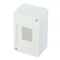 Щит распределительный Legrand Mini S IP30 48х87х140 мм 4 модуля белый