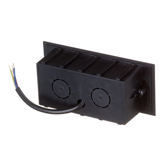 Подсветка для лестниц встраиваемая светодиодная черная 5 Вт 4000К IP65 Feron (41160)