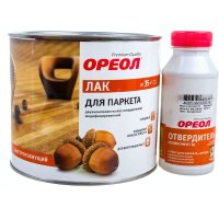 Двухкомпонентный лак для паркета для внутренних ОРЕОЛ 6263