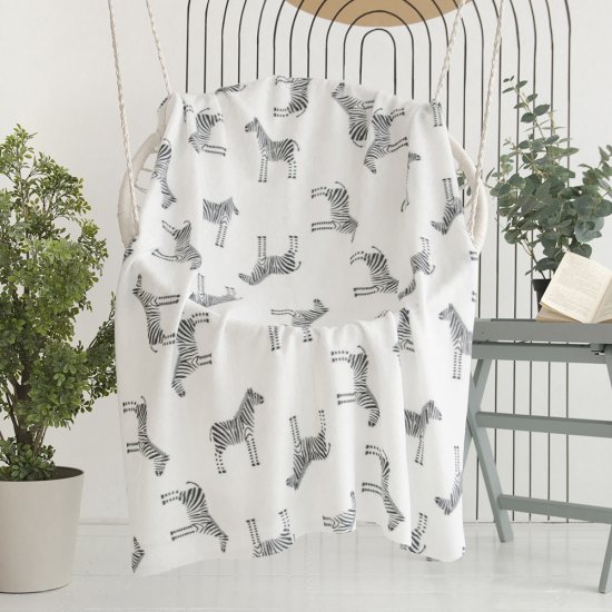 Плед 120х150 см Belezza Savanna флис белый