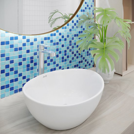 Раковина Lavelly Harmony 41 см накладная белая (686704)