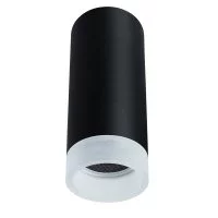 Светильник потолочный Arte Lamp Ogma GU10 15 Вт 1 кв.м черный IP20 (A5556PL-1BK)