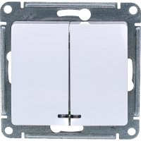 Двухклавишный механизм выключателя Systeme Electric Glossa