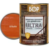 Защитная пропитка для древесины Бор ULTRA