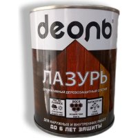Декоративный деревозащитный состав Деоль Лазурь
