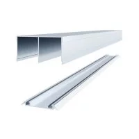 Комплект направляющих Elegant серебро 80х1380 мм