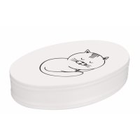 Настольная мыльница FORA Happy Cats