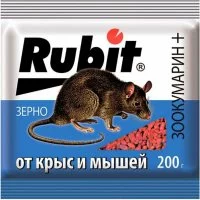 Защита от грызунов RUBIT зоокумарин+