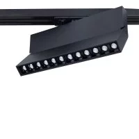 Светодиодный трековый светильник однофазный Arte Lamp Flash 3000К 12 Вт 2 кв.м черный (A4573PL-1BK)