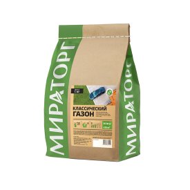 Семена газонной травы Классический газон Мираторг 1 кг