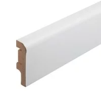 Плинтус МДФ Cosca Décor AP02 белый 60х16х2400 мм под покраску