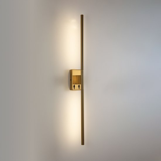 Подсветка настенная светодиодная медь 10 Вт 4000К IP20 Arte Lamp Lines (A2029AP-1PB)