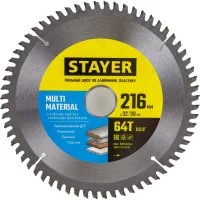 Пильный диск по алюминию STAYER Multi Material