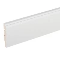 Плинтус МДФ Cosca Décor AP07 белый 80х16х2400 мм под покраску фигурный