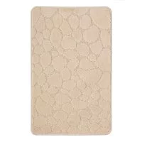 Коврик для ванной бежевый 50х80 см Fora Stone Natural (FOR-PP-STN50-80NAT)