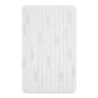 Коврик для ванной белый 50х80 см Fora Bricks (FOR-PP-BRK50-80W)