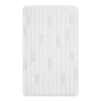 Коврик для ванной белый 50х80 см Fora Bricks (FOR-PP-BRK50-80W)