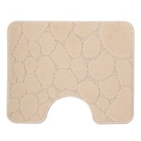 Коврик для туалета бежевый 50х60 см Fora Stone Natural (FOR-PP-STN50-60NAT)