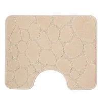 Коврик для туалета бежевый 50х60 см Fora Stone Natural (FOR-PP-STN50-60NAT)