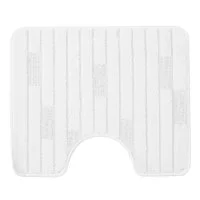 Коврик для туалета белый 50х60 см Fora Bricks (FOR-PP-BRK50-60W)