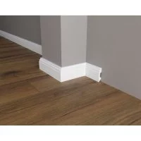 Ударопрочный влагостойкий напольный плинтус под покраску Decor-Dizayn DD27