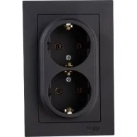 Двойная розетка Systeme Electric AtlasDesign