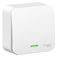 Одноклавишный переключатель Systeme Electric BLANCA