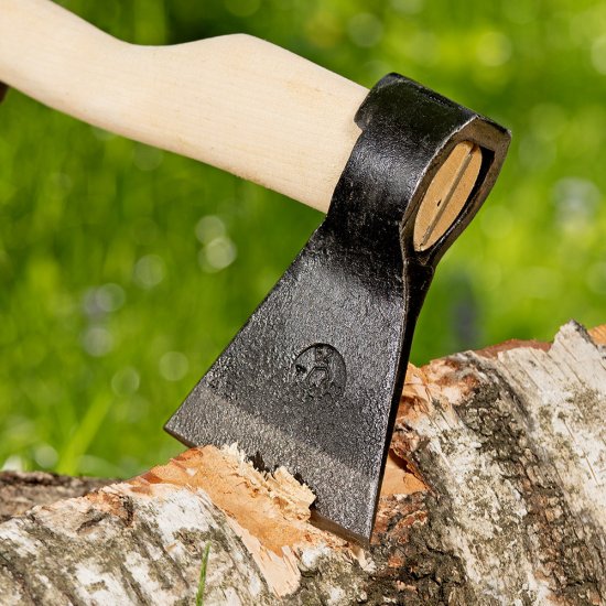 Топор плотницкий кованый деревянная рукоятка 400 мм 1,07 кг