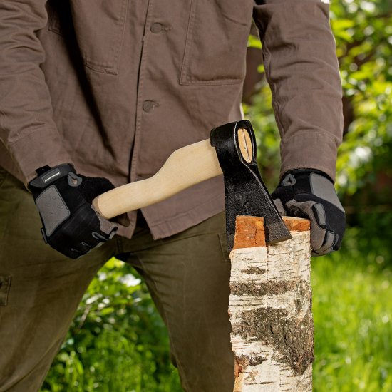 Топор плотницкий кованый деревянная рукоятка 400 мм 1,07 кг